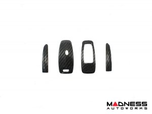 Lamborghini Urus Key Fob Cover - Carbon Fiber - Yellow Lamborghini Urus Key Fob Cover - Carbon Fiber - Yellow